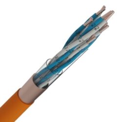 EUROSAFE - EUROSAFE TELEPHONY NBN 713-020 Rf 1h30 LS0H orange 500V 5X2X0