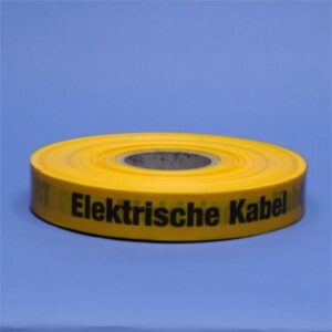 EXPERTO - Ruban avertissement jaune 40mm x 250m - WT40BT
