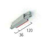 EXTERUS - 555 1 1208 2 3~I-COUPLER BLACK + FEED - 555 1 1208 2
