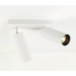 Plafonnier spot LED orientable blanc 927 R36, configuration visible