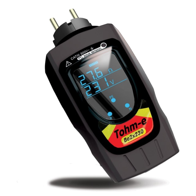 Electro PJP TOHME-BE30 Contrôleur de boucle Contrôleur de boucle de terre 2x230V avec écran numérique et deux sondes de connexion