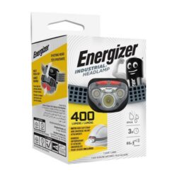 Energizer - Energizer lampe frontale Vision 400 lumen 3AAA + clip de casque INDUSTRIAL - INDHEAD