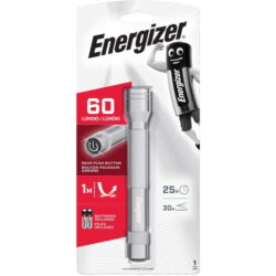Lampe de poche LED métal 60 lm 30 m, configuration visible