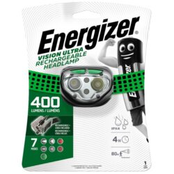 Energizer - Lampe frontale Vision Ultra Recharge