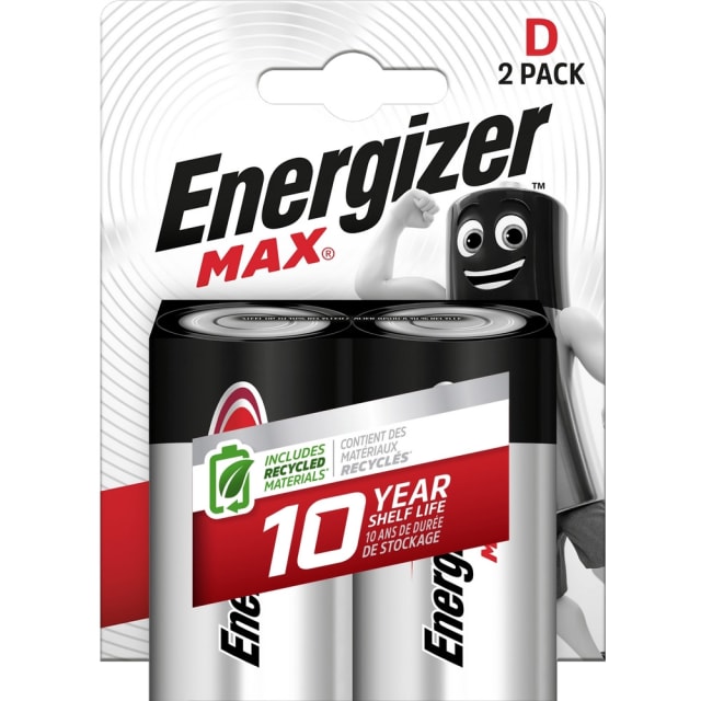 Energizer - Pile alcaline Max - D 1 Energizer - Pile alcaline Max - D 1