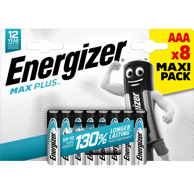 Energizer - Pile alcaline Max Plus - AAA 1 Energizer - Pile alcaline Max Plus - AAA 1