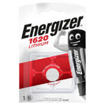 Energizer - Pile bouton Lithium 3V CR1620 - blister 1 pc. - CR1620