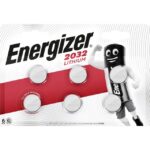 Energizer - Pile bouton Lithium 3V CR2032 - blister 6 pcs. - CR2032/6