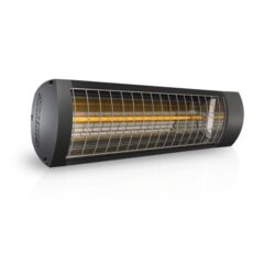 Détails visibles de Radiateur infrarouge extérieur 1800W anthracite IP65 pour Chauffage infrarouge