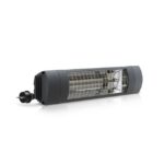 Etherma - Radiateur infrarouge EXO COMFORT 1800W Noir 9011 IP65 - 45055