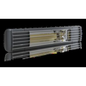 Etherma - Radiateur infrarouge EXO PRO 2000W Noir 9011 IP65 830x155x111mm - 45001