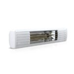 Etherma - Radiateur infrarouge EXO PRO 2000W Noir 9011 IP65 av inter et com sans fil int - 45007