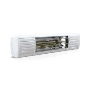 Etherma - Radiateur infrarouge EXO PRO 2000W Noir 9011 IP65 av inter et com sans fil int - 45007