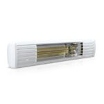 Etherma - Radiateur infrarouge EXO PRO 2500W Noir 9011 IP65 930x155x111mm - 45003