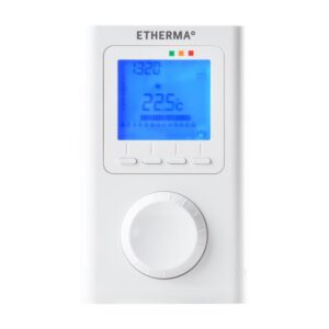 Etherma - Therm sans fil avec horloge LCD et programme de semaine - 40595