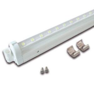 Réglette LED 1195 mm 24,7 W 4000K 24VDC avec connecteurs et vis de fixation