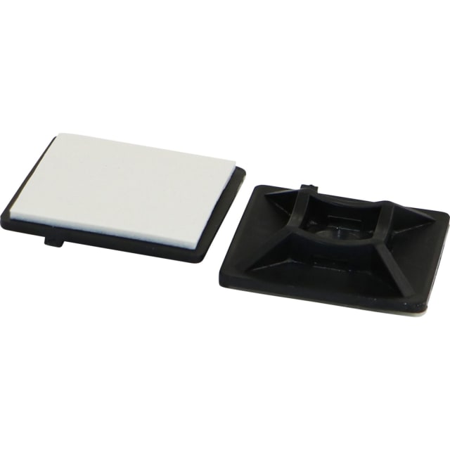 Excel Networking Solutions - Base d'attache de câble auto-adhésive 28 x 28 mm noir - lot de 100 - 180-231 Excel Networking Solutions - Base d'attache de câble auto-adhésive 28 x 28 mm noir - lot de 100 - 180-231
