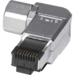 Excel Networking Solutions - Connecteur Rj45 Cat6a Ftp Angulaire Installable Sur Le Terrain - 100-144-06