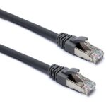 Excel Networking Solutions - Cordon F/FTP Blindé de CAT 6A LS0H 1 m - Gris - 100-148