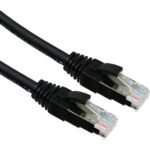 Excel Networking Solutions - Cordon F/FTP Blindé de CAT 6A LS0H 1 m - Noir - 100-239