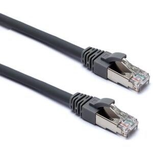Excel Networking Solutions - Cordon F/FTP Blindé de CAT 6A LS0H 2 m - Gris - 100-152