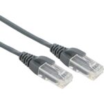 Excel Networking Solutions - Cordon U/UTP Non-blindé Mini de CAT 6 LS0H 1 m - Gris - 100-505