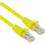 Excel Networking Solutions - Cordon U/UTP Non-blindé de CAT 6A LS0H 1 m - Jaune - 100-529