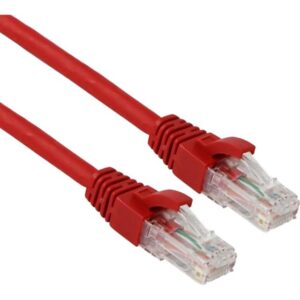 Excel Networking Solutions - Cordon U/UTP Non-blindé de CAT 6A LS0H 1 m - Rouge - 100-519