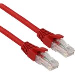 Excel Networking Solutions - Cordon U/UTP Non-blindé de CAT 6A LS0H 5 m - Rouge - 100-522