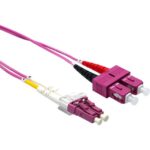 Excel Networking Solutions - Cordons fibre optique - Multimode OM4 50/125 Duplex LC-SC 1m - 204-334