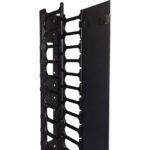 Excel Networking Solutions - Dispositif de gestion à joint brosse Environ 47U vertical en plastique - noir (1 - 542-921-BK