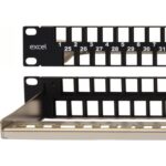Excel Networking Solutions - EXCEL 48 Port 1U KEYSTONE PATCH PANEL UTP BLACK - 100-050