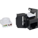 Excel Networking Solutions - EXCEL CAT5E LOW PROFILE UNSC TOOLLESS JACK-BK PK24 - 100-202-BK-24