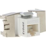 Excel Networking Solutions - EXL C6A LOW PROFILE UNSCRD K/S JACK T/LE - 100-182-WT-24