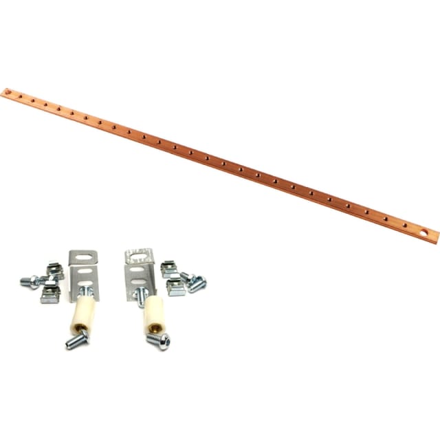 Barre de terre Excel Networking Solutions EB2K Barre de terre cuivre 2 m avec kit de montage isolant et fixations