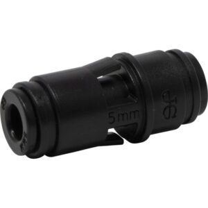 Excel Networking Solutions - Enbeam Pushfit Bulkhead Tube Connector for 5mm Blown Fibre Tube - 208-899