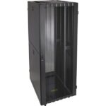 Excel Networking Solutions - Environ SR800 Baie 47U 800x1000mm Porte ondulé et ventilé (A) Double porte venti - 544-47810-WDBF-BK