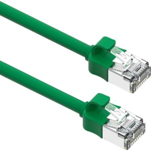 Excel Networking Solutions - Excel Cat6A Mini Patch Lead 28AWG LSOH Blade Booted 2 m Green - 103-262