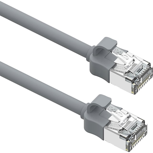 Excel Networking Solutions - Excel Cat6A Mini Patch Lead 28AWG LSOH Blade Booted 2 m Grey - 103-222 Excel Networking Solutions - Excel Cat6A Mini Patch Lead 28AWG LSOH Blade Booted 2 m Grey - 103-222