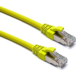 Excel Networking Solutions - Excel Cat6A Patch Lead S/FTP Shielded LSOH Blade Booted 1 m Yellow - 106-023