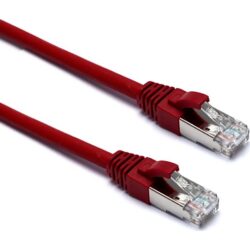 Excel Networking Solutions - Excel Cat6A Patch Lead S/FTP Shielded LSOH Blade Booted 5 m Rouge - 106-036
