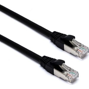 Excel Networking Solutions - Excel Cat6A extérieur cordon de raccordement S/FTP 2m Noir - 106-982