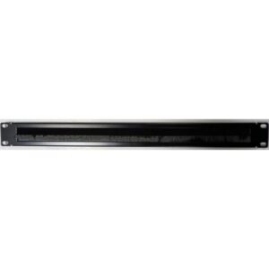 Excel Networking Solutions - Joint brosse double 1U - Séparation centrale - Noir - 100-595