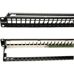 Excel Networking Solutions - Panneau cuivre vide pour modules keystone - 24 ports