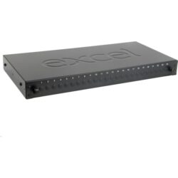 Détails visibles de Panneau de brassage fibre optique simplex ST/FC vide pour Boîtiers fibre optique