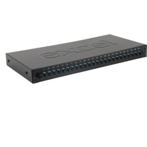 Excel Networking Solutions - Panneau fibre optique OM3 24 voies - 24 LC DX 48 fibres + pigtail et cassette - - 201-622