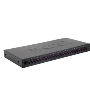 Excel Networking Solutions - Panneau fibre optique OM4 24 voies - 24 LC DX 48 fibres + pigtail et cassette - - 201-623