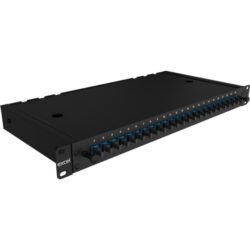 Excel Networking Solutions - Panneau fibre optique OS2 24 voies - 24 LC DX 48 fibres + pigtail et cassette - - 201-620-PL