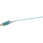 Excel Networking Solutions - Pigtail fibre OM3 50/125 LC/UPC turquoise paquet de 12 - 1 m - 200-645
