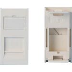 Excel Networking Solutions - Plastron plat pour noyau keystone